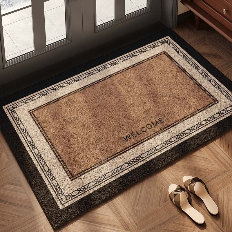 Checkerboard Pattern Welcome Mat | High & Bury