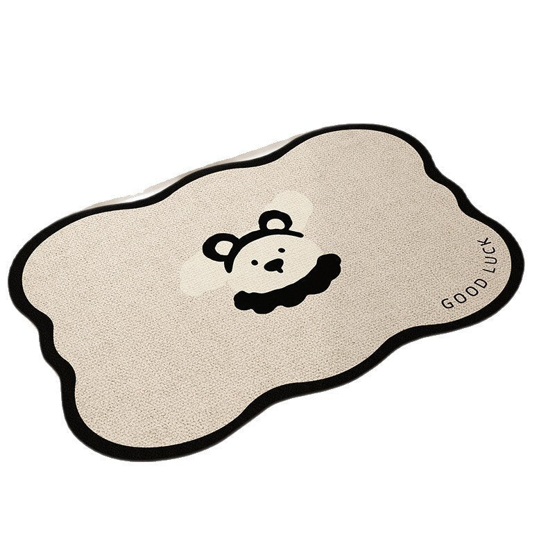 Playful Pet-Themed Absorbent Mat | High & Bury