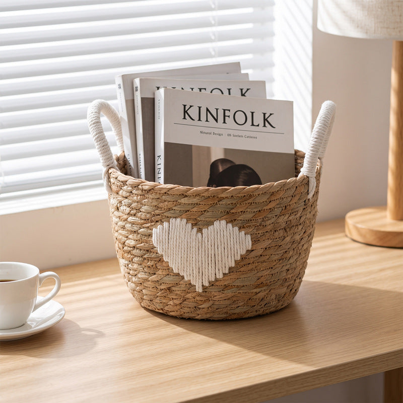 Braided Storage Basket Handwoven | High & Bury