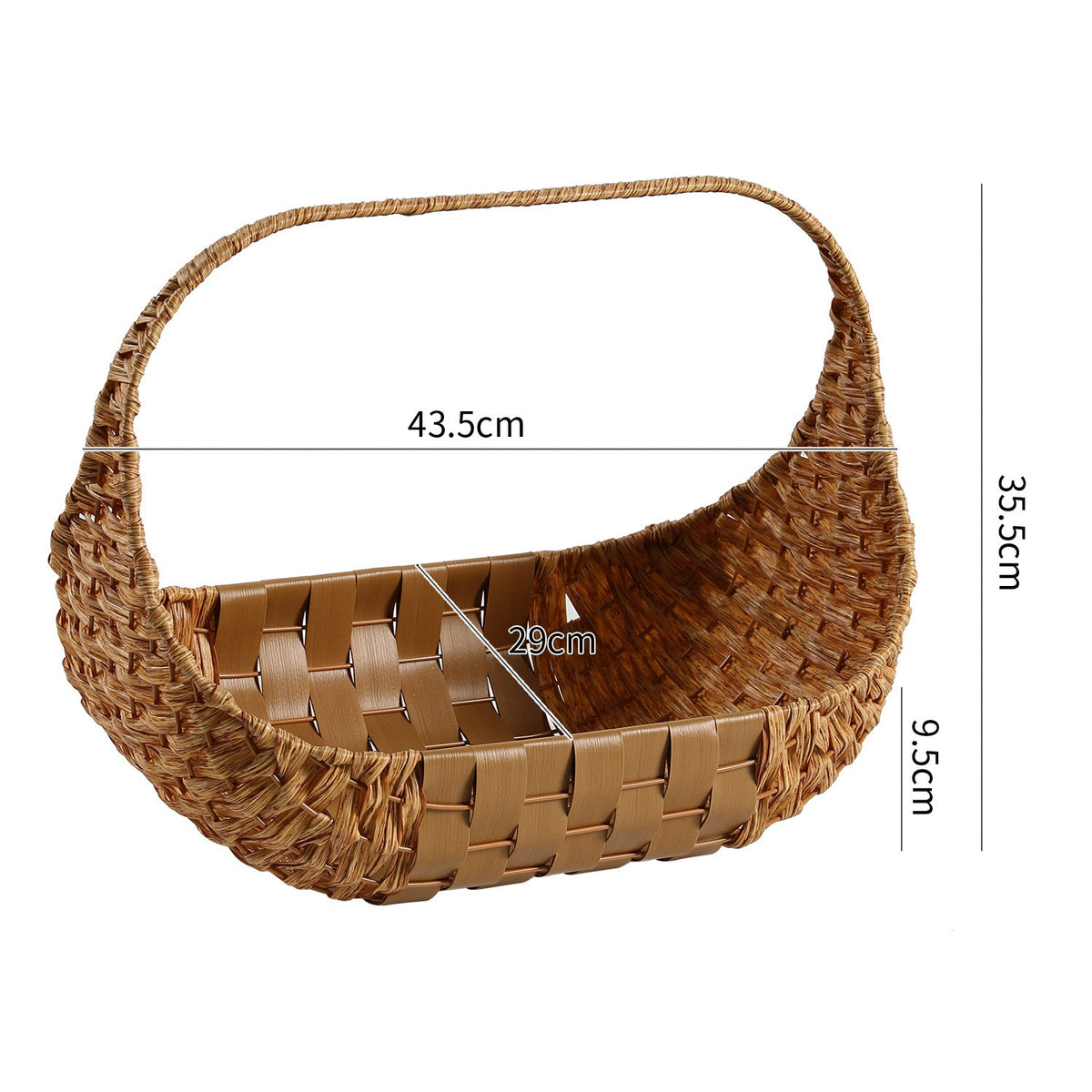 Handcrafted Rattan Storage Basket | High & Bury
