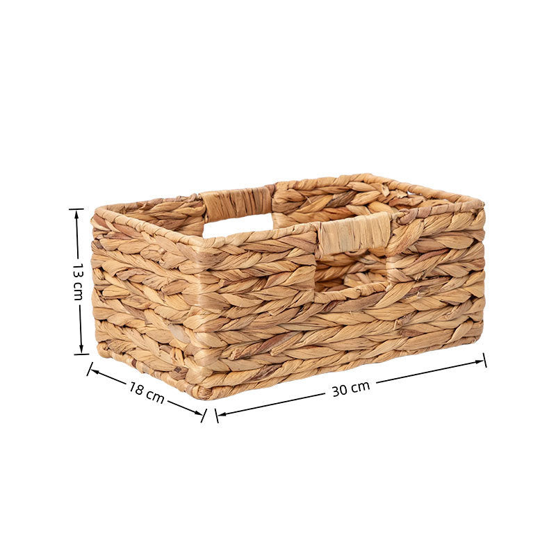 Storage Basket Beige Green | High & Bury