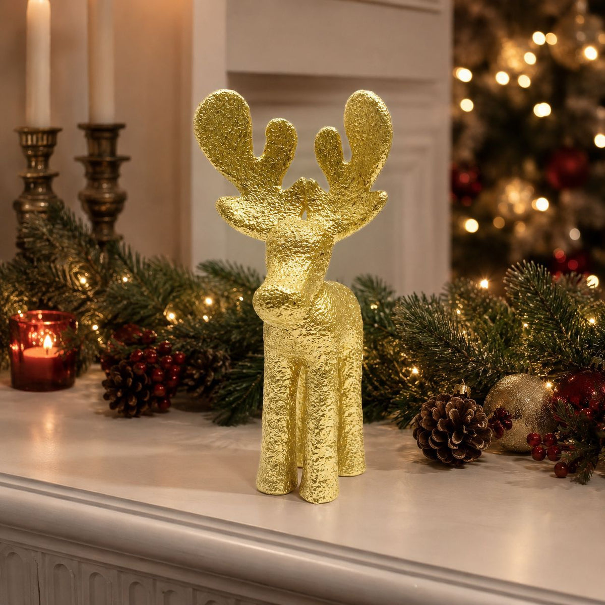 Stylish Reindeer Sculpture | High & Bury