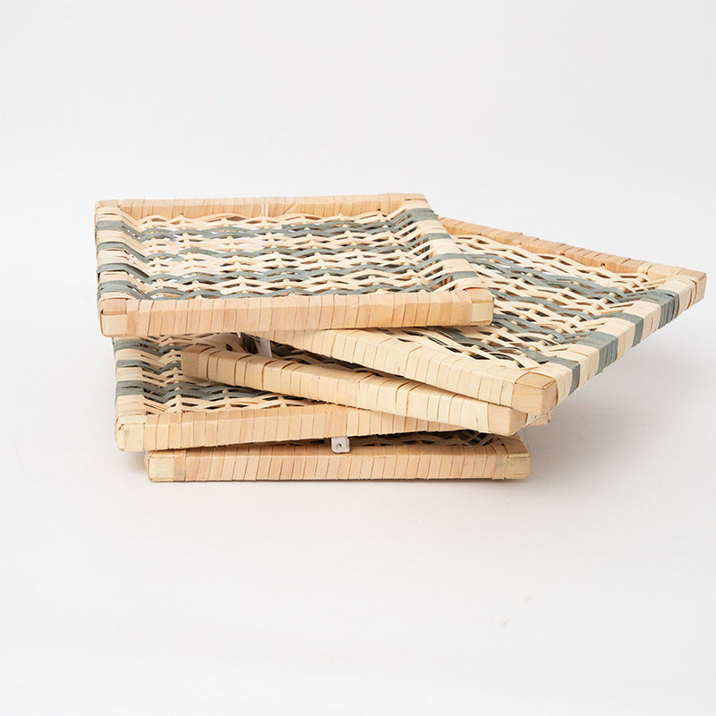 Woven Storage Basket with Removable Lid | High & Bury