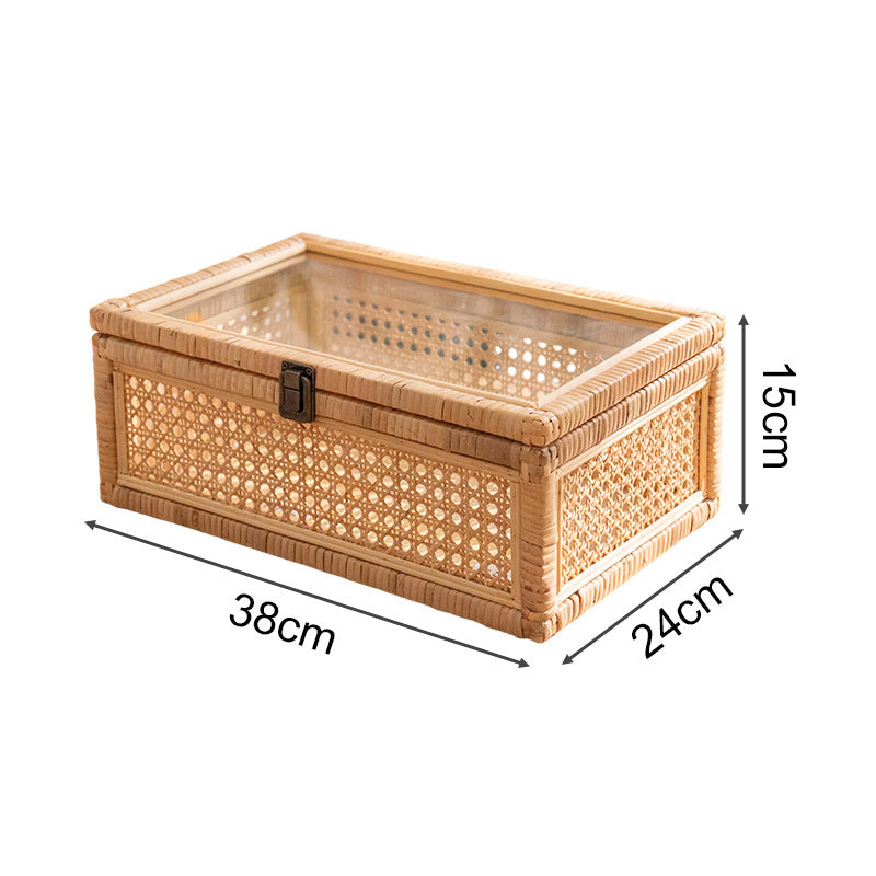 Practical Storage Box with Glass Surface | High & Bury