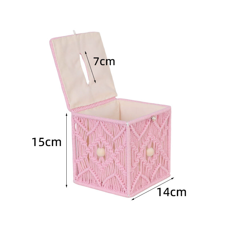 Macrame Storage Box | High & Bury