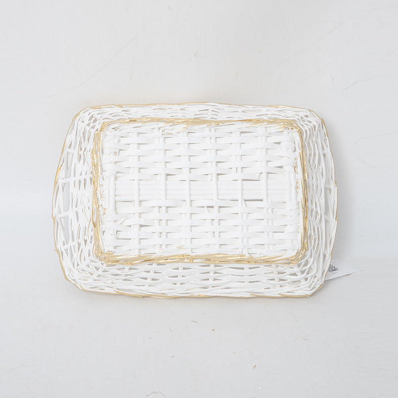 Decorative Storage Basket with Braided Frame | High & Bury
