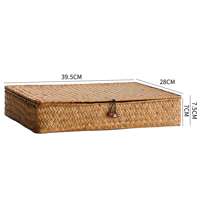 Handcrafted Rectangular Woven Storage Box | High & Bury