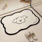 Playful Pet-Themed Absorbent Mat | High & Bury