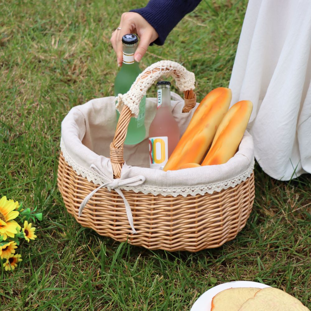 Laundry Basket Soft Textile Handwoven | High & Bury
