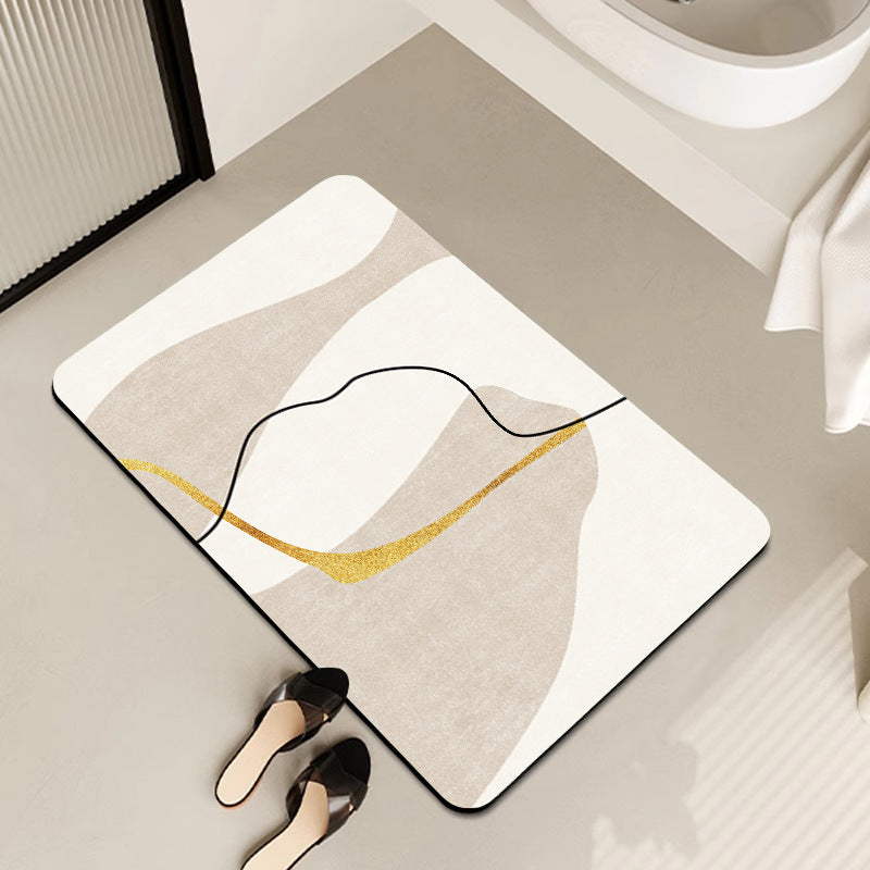 Abstract Art-Themed Indoor Area Mat | High & Bury
