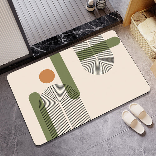Abstract Art-Themed Indoor Area Mat | High & Bury