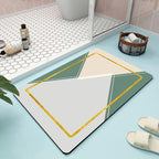Abstract Floral Bathroom Mat | High & Bury