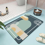 Abstract Floral Bathroom Mat | High & Bury