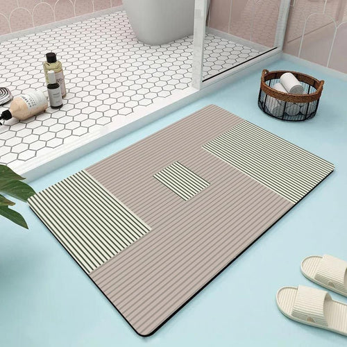 Abstract Floral Bathroom Mat | High & Bury