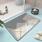 Abstract Floral Bathroom Mat | High & Bury