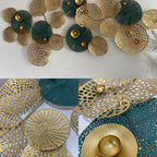 Abstract Floral Metal Wall Sculpture | High & Bury
