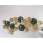 Abstract Floral Metal Wall Sculpture | High & Bury