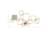 Abstract Geometric Wall Mirror Set | High & Bury