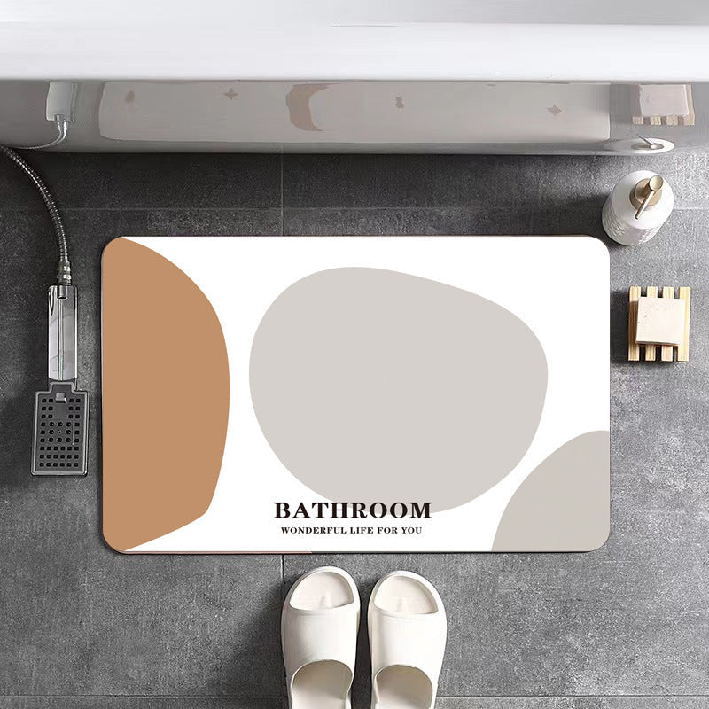 Abstract Landscape Bath Mat | High & Bury