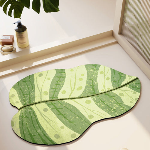 Abstract Leaf Design Area Rug | High & Bury