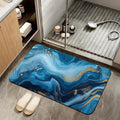 Abstract Marble Design Bath Mat | High & Bury