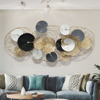 Abstract Metal Wall Art Sculpture | High & Bury