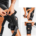 ACL Knee Brace with Open Patella, Dual Hinges and Adjustable Straps
