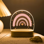 Acrylic LED Rainbow Flower Night Lamp | High & Bury