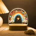 Acrylic LED Rainbow Flower Night Lamp | High & Bury