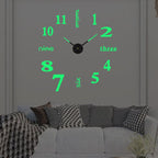 Acrylic Wall Clock, 40 cm Diameter, Black, Quartz Movement, view 11
