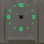 Acrylic Wall Clock, 40 cm Diameter, Black, Quartz Movement, view 5