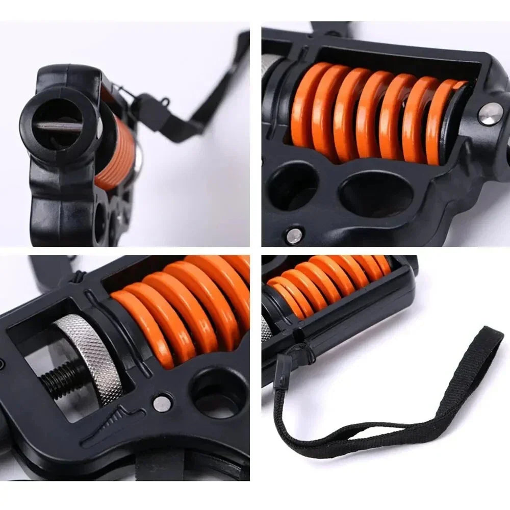 Adjustable Hand Grip Strengthener, 5–165 kg Steel Spring Trainer, view 3
