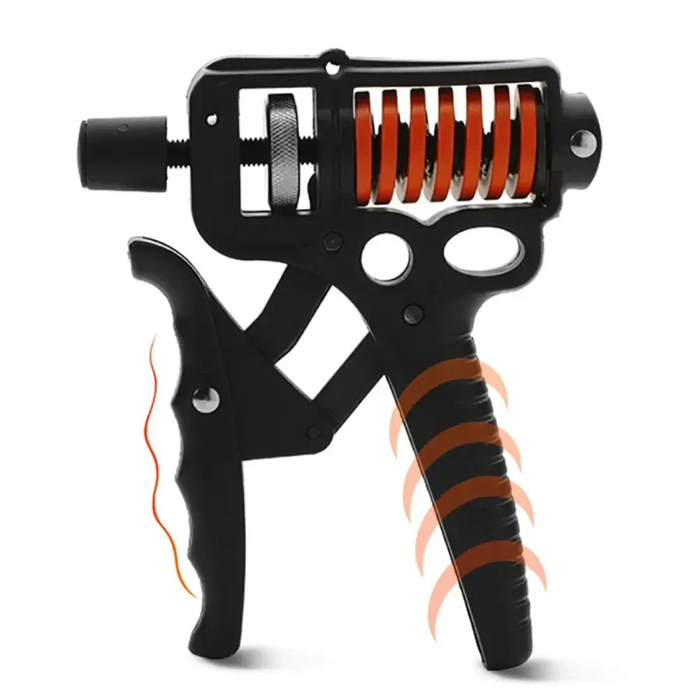 Adjustable Hand Grip Strengthener, 5–165 kg Steel Spring Trainer, view 4
