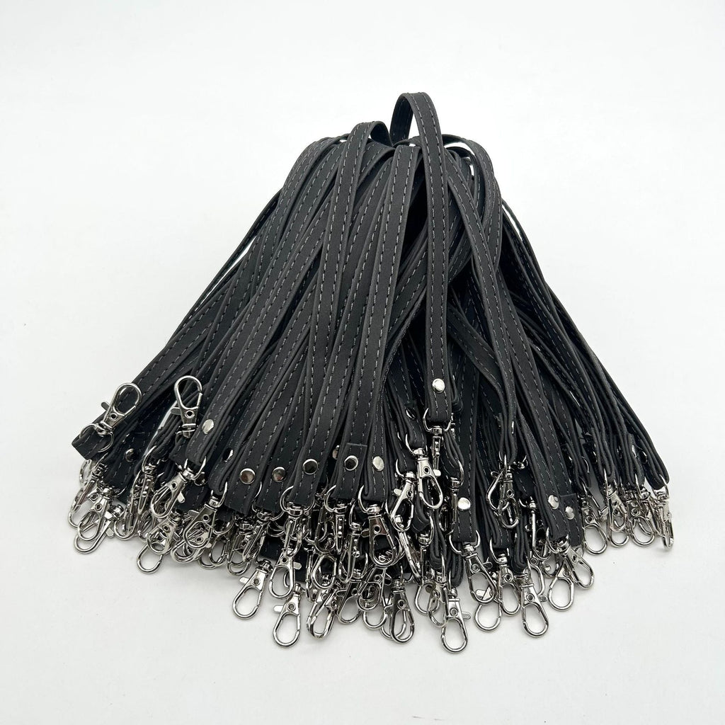 Adjustable Lanyard Black Gray Wine Red | High & Bury