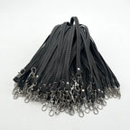 Adjustable Lanyard Black Gray Wine Red | High & Bury