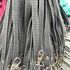 Adjustable Lanyard Black Gray Wine Red | High & Bury