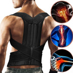 Adjustable Lumbar Support Posture Corrector Belt for Men and Women, view 2