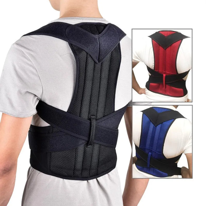 Adjustable Lumbar Support Posture Corrector Belt for Men and Women, view 5