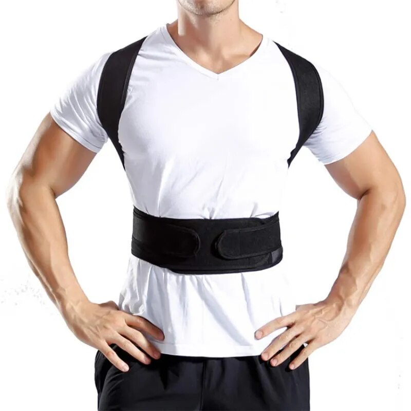 Adjustable Lumbar Support Posture Corrector Belt for Men and Women, view 6