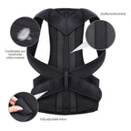 Adjustable Lumbar Support Posture Corrector Belt for Men and Women, view 7