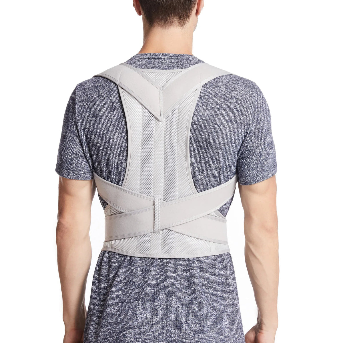 Adjustable Lumbar Support Posture Corrector Belt for Men and Women, view 8