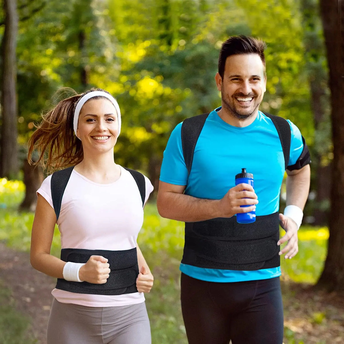 Adjustable Lumbar Support Posture Corrector Belt for Men and Women, view 9