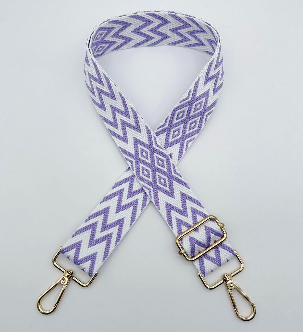 Adjustable Patterned Bag Strap | High & Bury