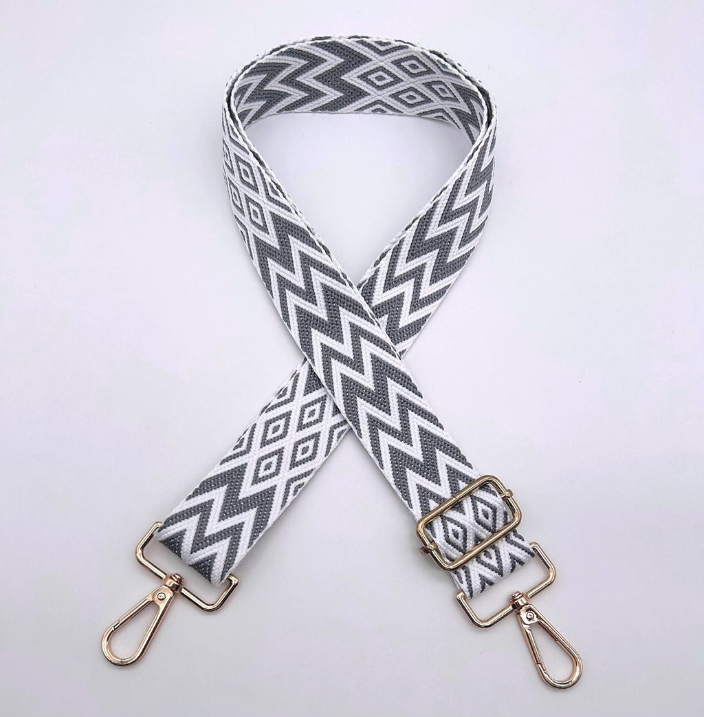 Adjustable Patterned Bag Strap | High & Bury