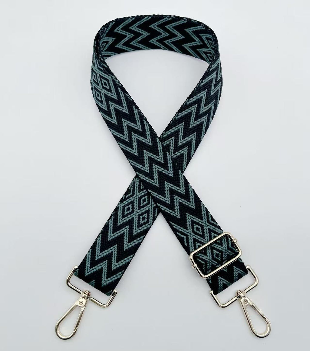 Adjustable Patterned Bag Strap | High & Bury
