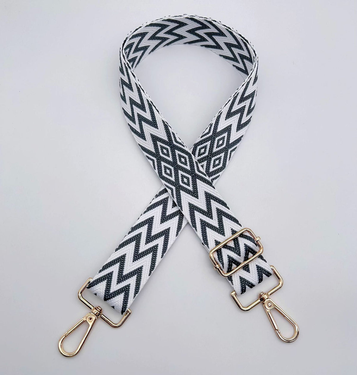 Adjustable Patterned Bag Strap | High & Bury