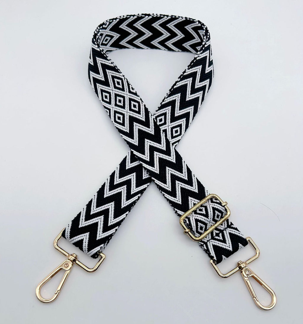 Adjustable Patterned Bag Strap | High & Bury