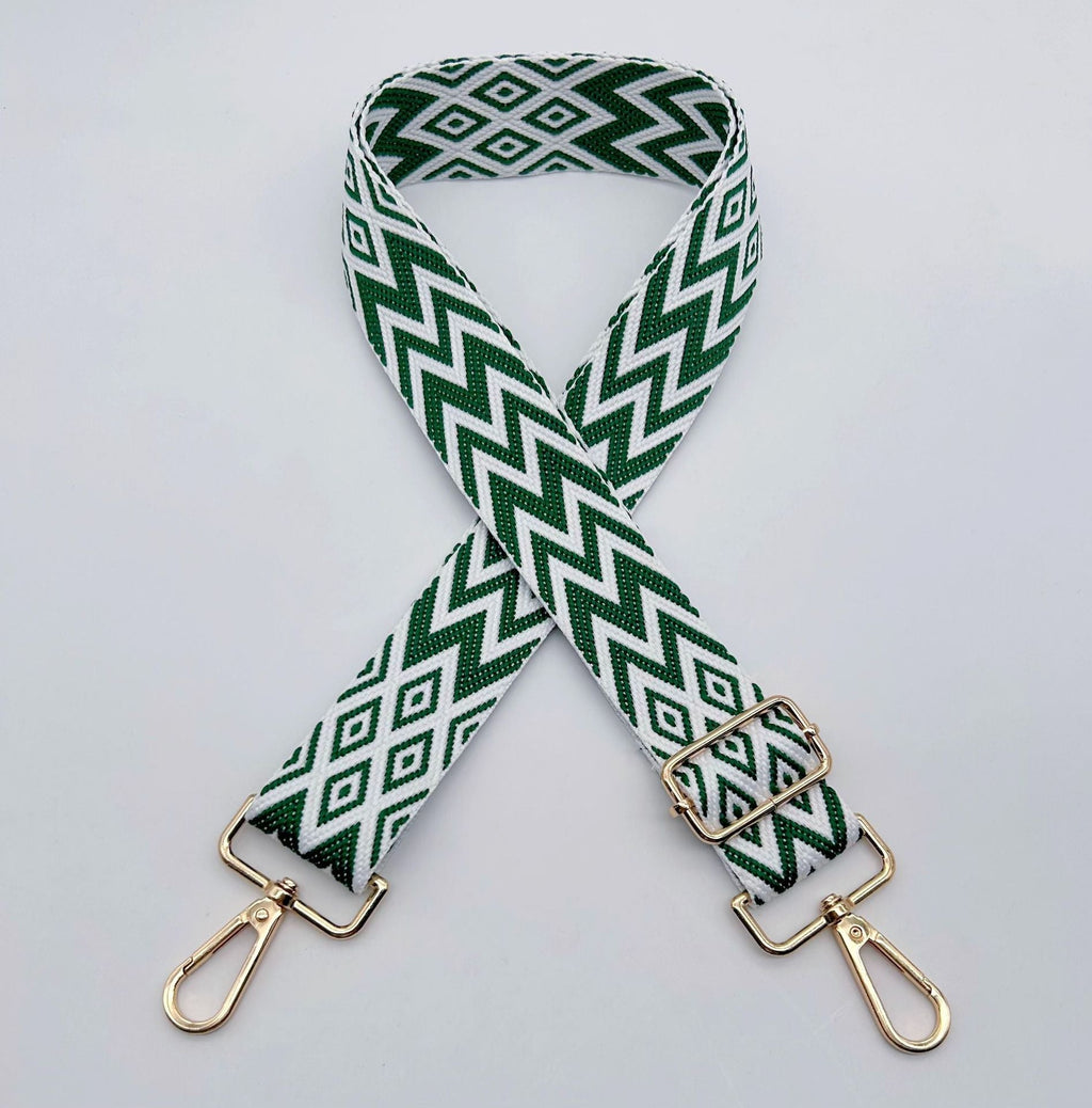Adjustable Patterned Bag Strap | High & Bury