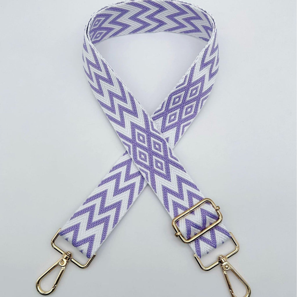 Adjustable Patterned Bag Strap | High & Bury