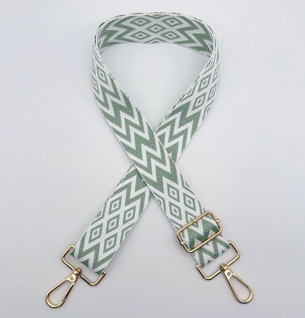 Adjustable Patterned Bag Strap | High & Bury